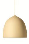 Pendant lamp dome colour pale yellow 32cm. Fritz Hansen. 