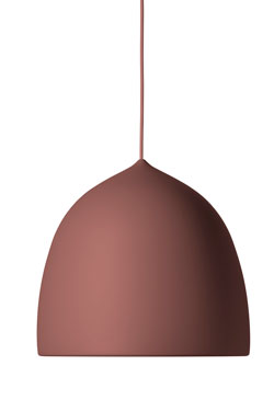 Pendant lamp matt burgundy red 32 cm. Fritz Hansen. 