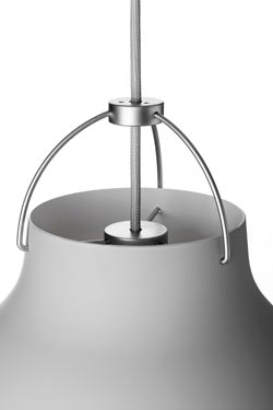 Caravaggio pendant Medium Model Matte Light Gray . Fritz Hansen. 