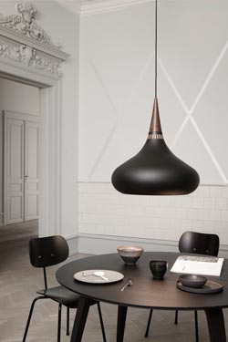 Grande suspension Orient noire . Fritz Hansen. 