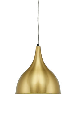 Silhuet suspension cloche en laiton brossé. Fritz Hansen. 