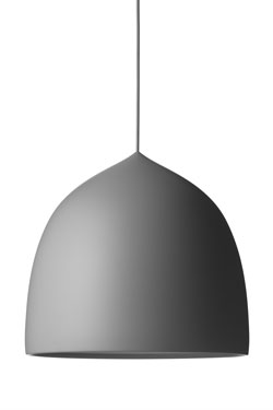 Suspence grande suspension contemporaine grise 38cm. Fritz Hansen. 