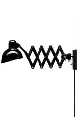 Kaiser black accordion wall lamp Bahaus style. Fritz Hansen. Kaiser black accordion wall lamp Bahaus style. Fritz Hansen.