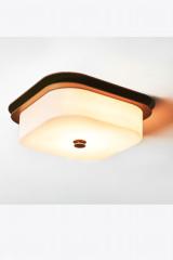 Gibbon Art Deco bronze and brass ceiling light. Gau Lighting. Gibbon Art Deco bronze and brass ceiling light. Gau Lighting.