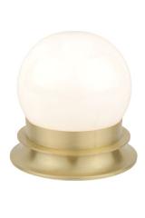 Jefferson small retro ceiling light in satin brass. Gau Lighting. Jefferson small retro ceiling light in satin brass. Gau Lighting.