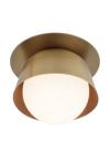 Petit plafonnier contemporain bronze Dusek. Gau Lighting. 
