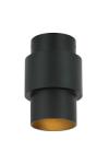 Plafonnier industriel en laiton brut Potocki. Gau Lighting. 