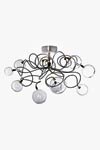 Bubbles 12-light clear ceiling light. Harco Loor. 