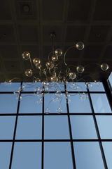 Big Bubbles 35-light clear glass ball chandelier. Harco Loor. 