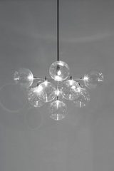 Cluster contemporary chandelier 11 lights. Harco Loor. 