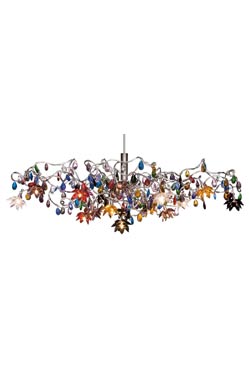 Jewel multicoloured 15-light chandelier  . Harco Loor. 