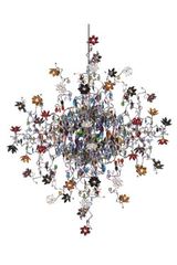 Jewel multicoloured 48-light chandelier . Harco Loor. 
