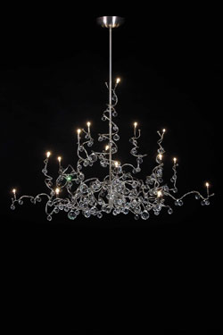 Tiara Diamond Chandelier 15-light chandelier. Harco Loor. 