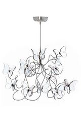 Papillon 12-light chandelier in clear glass . Harco Loor. Papillon 12-light chandelier in clear glass . Harco Loor.