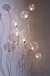 Bubbles clear 7-light standard lamp. Harco Loor. 