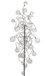 Bubbles Long 24-light standard lamp in clear glass. Harco Loor. 