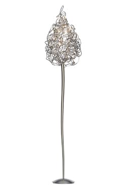 Carrot standard lamp in metal wire. Harco Loor. 