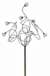 Snowball 9-light standard lamp with white glass balls. Harco Loor. 