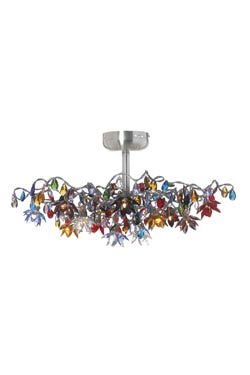 Jewel plafonnier multicolore 12 lumières. Harco Loor. 