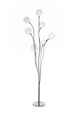 Lampadaire bulles de verre  7 lumières Big Bubbles. Harco Loor. 