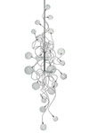 Bubbles Long 24-light pendant in clear glass. Harco Loor. 