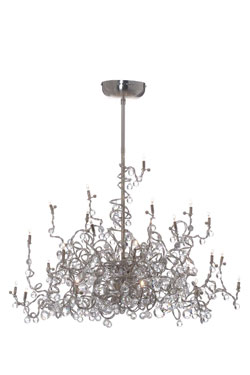 Tiara Diamond Lustre Chandelier 24  lumières. Harco Loor. 