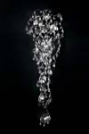 Tiara Diamond 9-light wall light with Asfour cut-glass drops. Harco Loor. 
