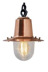 Small copper and black outdoor pendant light Station Master. HARTE. Small copper and black outdoor pendant light Station Master. HARTE.