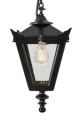 Small outdoor hanging lamp in black Traditional cast iron. HARTE. Small outdoor hanging lamp in black Traditional cast iron. HARTE.
