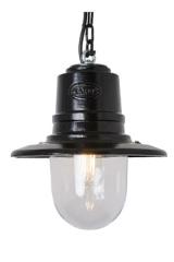 Station Master black outdoor pendant light. HARTE. Station Master black outdoor pendant light. HARTE.
