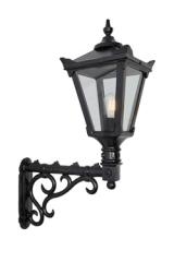 Large Victorian-style wall light in black cast iron Traditional. HARTE. Large Victorian-style wall light in black cast iron Traditional. HARTE.