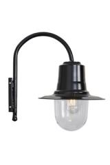 Small black wall lamp country style Goose Neck. HARTE. Small black wall lamp country style Goose Neck. HARTE.