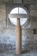 Anna belle lampadaire en bois et coton. Hind Rabii. Anna belle lampadaire en bois et coton. Hind Rabii.