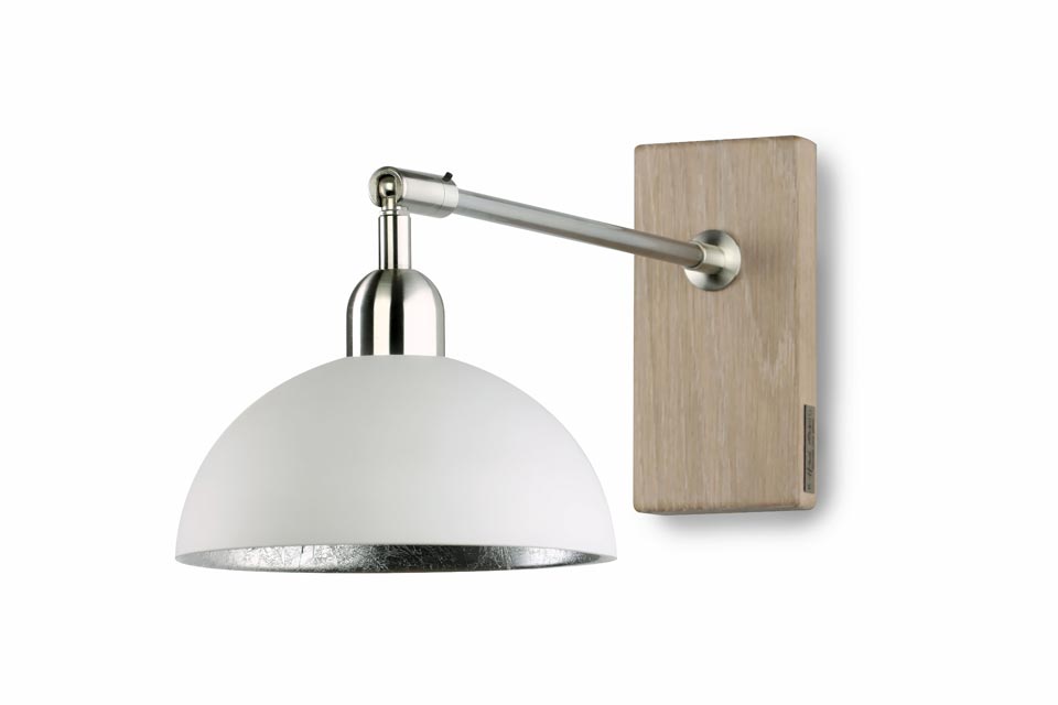 Applique Clair Support En Nickel RectangulaireBras Brossé Chêne Murale bv7y6Yfg