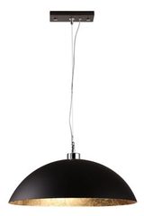 Dome pendant light in matt black metal. Hind Rabii. Dome pendant light in matt black metal. Hind Rabii.