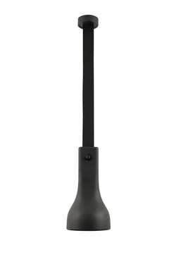 Fico designer pendant light in black ceramic. Hind Rabii. 