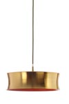 Gold brushed metal pendant lamp. Hind Rabii. 