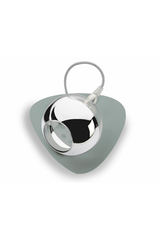 Petite applique en verre et support en métal chrome noir. Hind Rabii. Petite applique en verre et support en métal chrome noir. Hind Rabii.