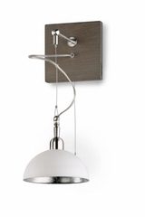 White lacquered metal dome wall lamp. Hind Rabii. White lacquered metal dome wall lamp. Hind Rabii.