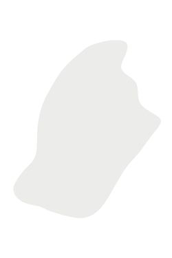 Yaya 3 applique irrégulière en métal blanc mat. Hind Rabii. 