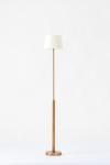 Large cordless reading lamp in gilded aluminium with white shade Arturo. HISLE. 