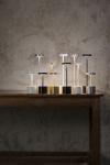 Lampe sans fil minimaliste finition bronze 34cm Luxciole. HISLE. 