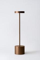 Lampe sans fil minimaliste finition bronze 34cm Luxciole. HISLE. Lampe sans fil minimaliste finition bronze 34cm Luxciole. HISLE.