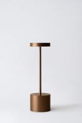 Lampe portable en aluminium finition bronze 26cm Luxciole. HISLE. Lampe portable en aluminium finition bronze 26cm Luxciole. HISLE.