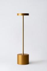 Lampe sans fil dorée avec éclairage LED intégré 34cm Luxciole. HISLE. Lampe sans fil dorée avec éclairage LED intégré 34cm Luxciole. HISLE.