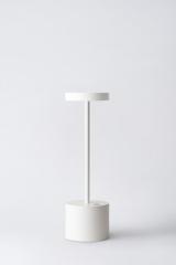 Lampe sans fil blanche avec éclairage LED intégré 26cm Luxciole. HISLE. Lampe sans fil blanche avec éclairage LED intégré 26cm Luxciole. HISLE.