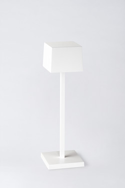 Lampe sans fil blanche carrée Insitu. HISLE. 