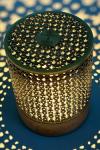 Lampe sans fil en bronze foncé Tube Alchimie. HISLE. 
