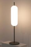 Lampe de table forme jonc stylisé en aluminium et verre Do. HISLE. 