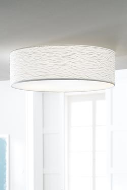 White ceiling lamp 60cm. Holtkötter. 